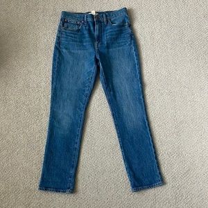 Madewell High Rise Slim Boy Jeans
